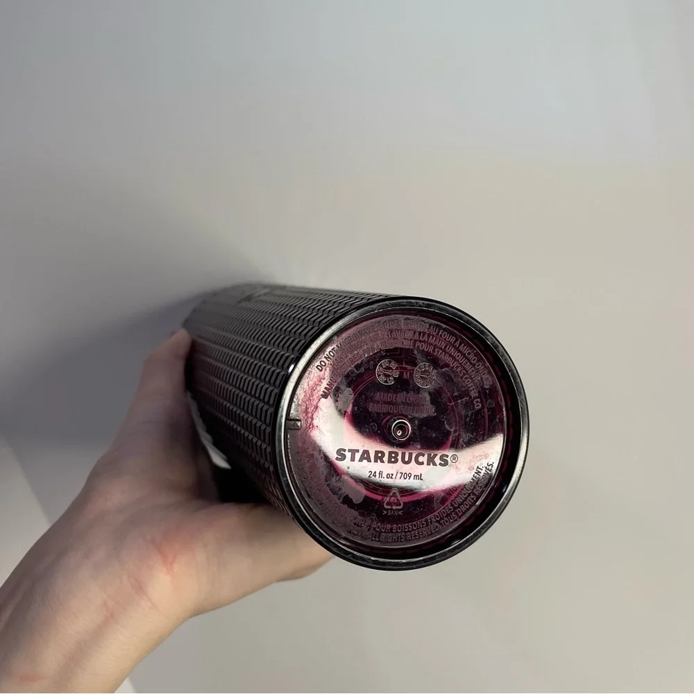 Starbucks Christmas Berry Plum Dark Cherry Purple Maroon Venti Cup Mug